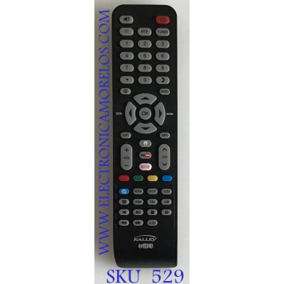 CONTROL REMOTO ORIGINAL NUEVO KALLEY TDT SMART  TV / 06-519W37-TY01X / YC-53-3